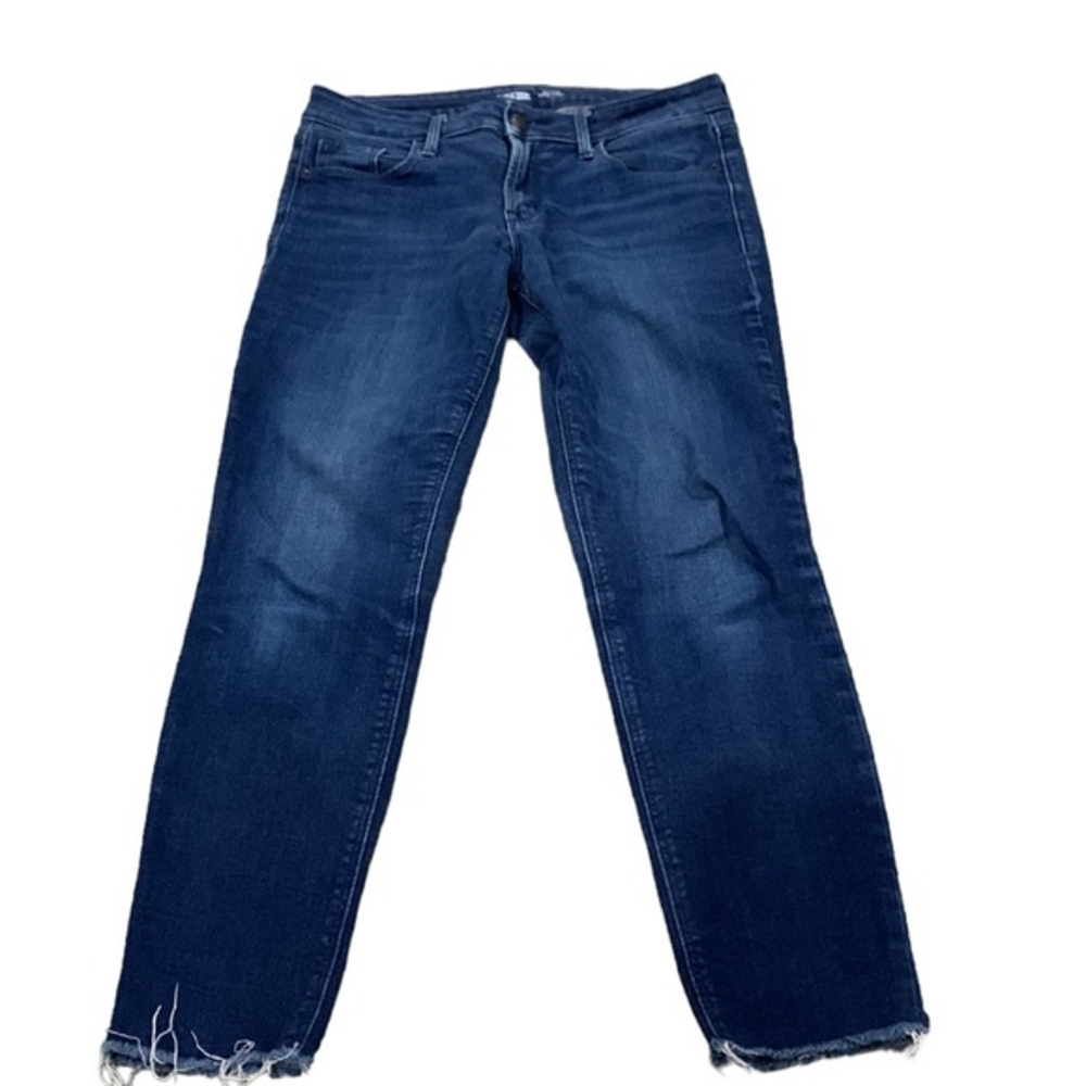 Women’s‎ Old Navy Rockstar Super Skinny Raw Hem Dark Jeans Size 8